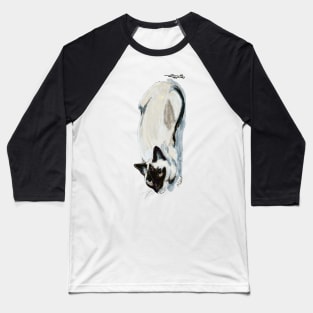 Chocolate-Point Siamese Baseball T-Shirt